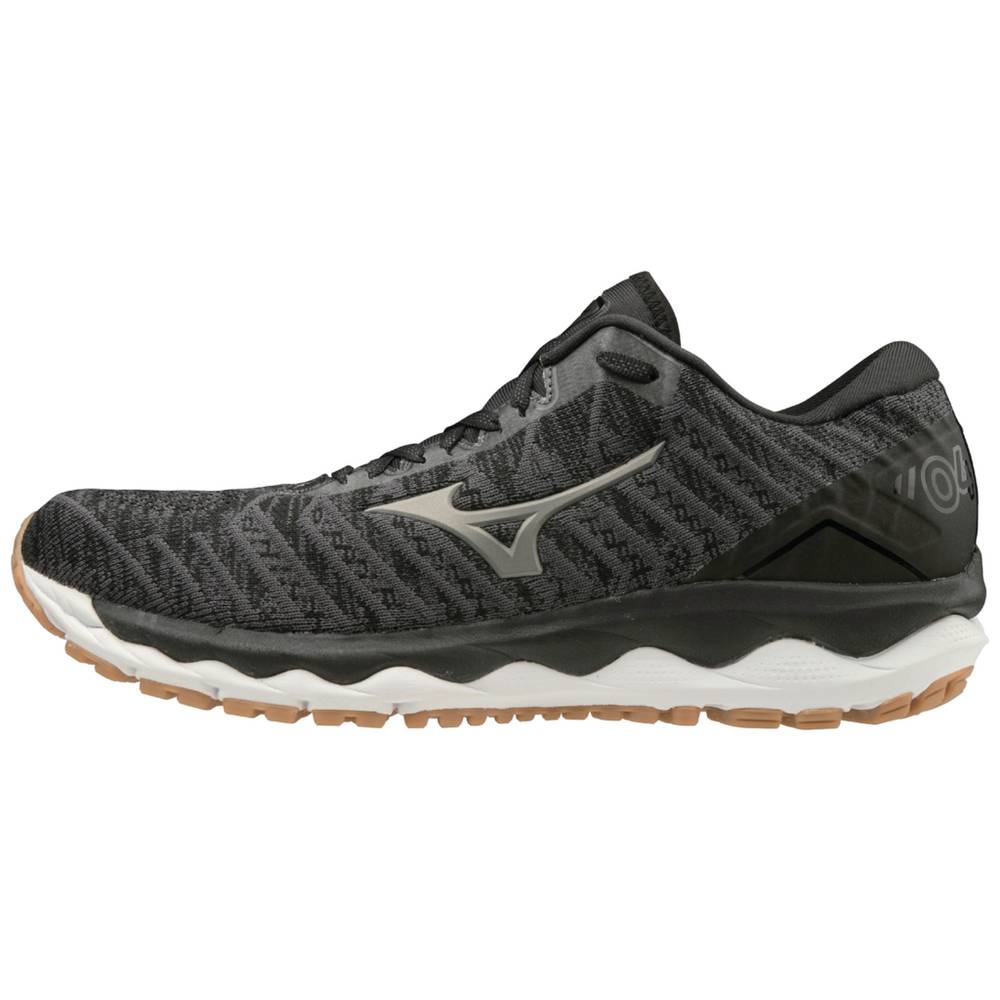 Mizuno Wave Sky 4 WAVEKNIT™ Férfi Futócipő Sötét Szürke KXI401275